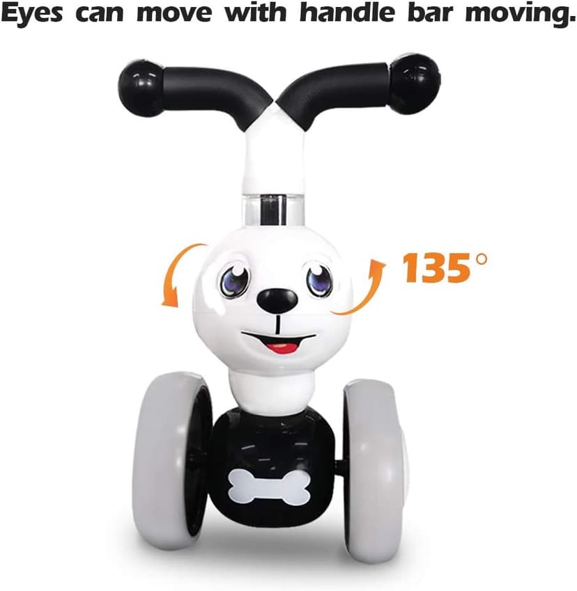 YGJT Baby Balance Bike Toys for 1 Year Old, Birthday Gifts for Boys and Girls, Silent Wheels & Non-Pedal Baby Walker Riding Toys for 10-36 Months Toddlers, Kids First Bike Gifts Spotty Dog B07RFLR3VY