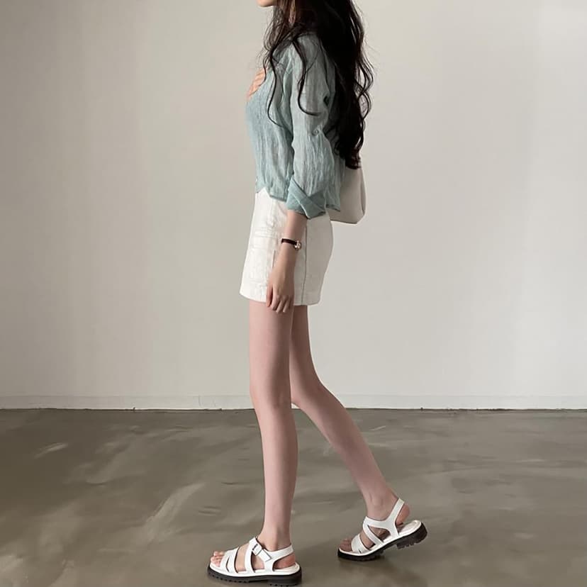LREUIP Chic Korean Style Academy Style, Casual Perspective Sexy, Versatile Long Sleeved Shirt, Loose top, Elegant Goddess