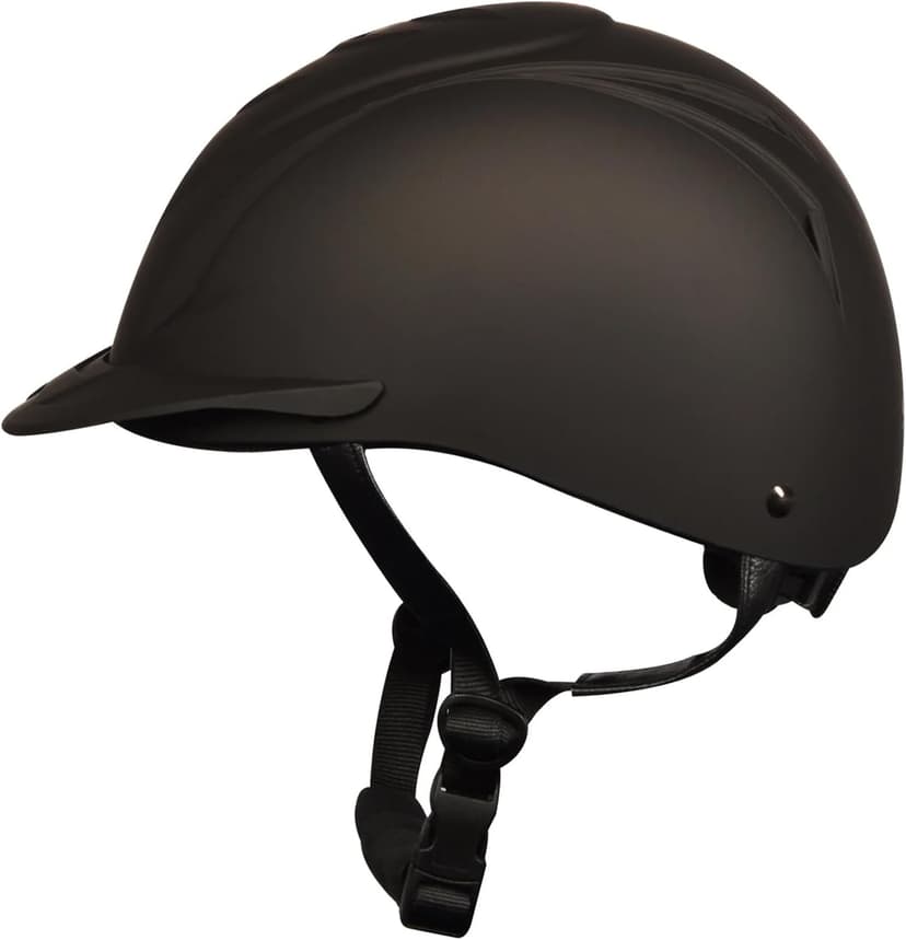 OVATION Adult Deluxe Schooler Riding Helmet - Lightweight Breathable Adjustable Equestrian Safety Helmet w/Removable Liner