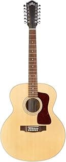 GUILD Guitars F-2512E Maple 12-string Acoustic Guitar, Blonde Jumbo Archback Solid Top, Westerly Collection