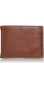Timberland Men's Genuine Leather Passcase Security RFID Wallet