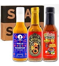 Hot Ones Hot Sauce Challenge - Season 30 - Hot Sauces Gift Sets - Variety Pack - Made with Natural Ingredients - Unique Small Batch Sampler Gift Set - 5 fl oz Bottles (10-Pack) B0GVVYMJKM