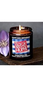 40th Birthday Gifts Women Men, 40th Birthday Decorations for Women Men, Funny 40th Birthday Candle Gifts for Her Him Mom Dad Husband Wife Best Friends Sister, 1984 40 Year Old Gift Ideas