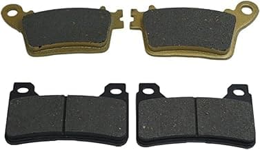 Front And Rear Brake Pads For Motorcycle Models 2006-2016 1000cc Sport Bikes 2009-2016 Adjustable Performance Brake Components(GRAY)