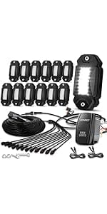 LEDMIRCY H6054 LED Headlights, 5x7 LED Headlights Rectangular 2PCS 90W High Low Sealed Beam Square 7x6 Headlight DOT Approved for Truck Chevy Cherokee Tacoma Ford Van Sedans H5054 H6014 H6052 6053