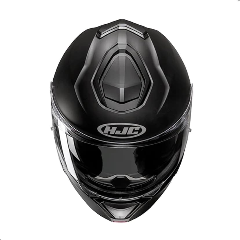 HJC i91 Solid Modular Motorcycle Helmet with HJ-33 Pinlock Shield, DOT Approved (Semi Flat Black, Large)