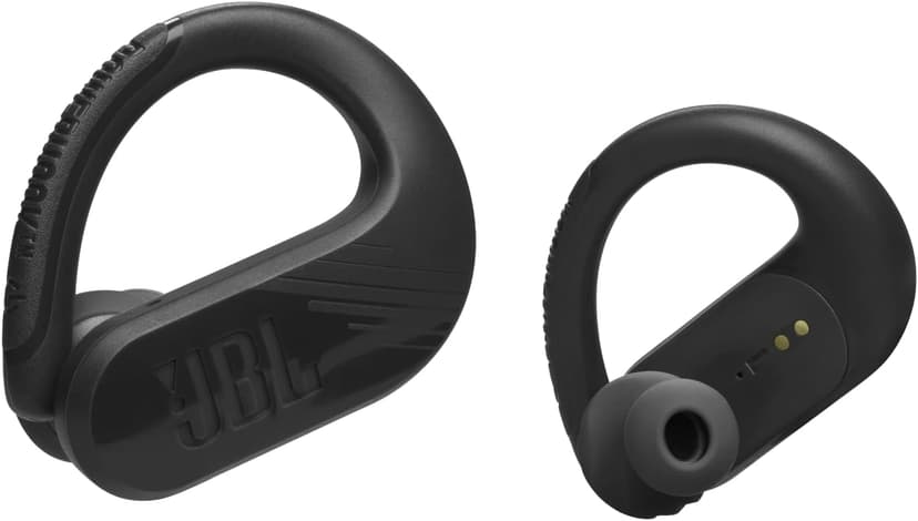 JBL Endurance Peak 3 - Dust and Water Proof (IP68) True Wireless Active Earbuds, JBL Pure Bass Sound, Up to 50 Total Hours of Playback with Speed Charge, Ambient Aware & Talk Thru (Black)