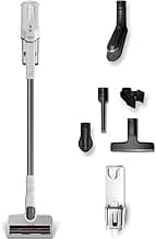 Miele Duoflex Extra Vacuum Cleaner, Cordless and Bagless Multi-Use, Multi-Floor Flexible Stick Vacuum with 2 Attachable Brushes, in Brilliant White / Space Grey