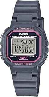 Casio LA20WH Series | Women's Digital Watch | Water Resistant | LED Light | Auto Calendar | Date Display | 1/100 SEC Stopwatch | Regular Time Keeping (HR, Min, SEC, PM, Date, Day) | 5 Yr Batt