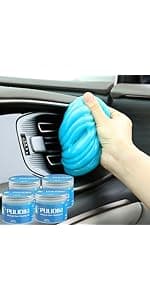 PULIDIKI Car Cleaning Gel Car Clean Putty, Universal Car Interior Cleaner Slime, Perfect Cleaning Kit Supplies, Auto Detailing Tools Accessories, Dust Remover Gifts for Men Women