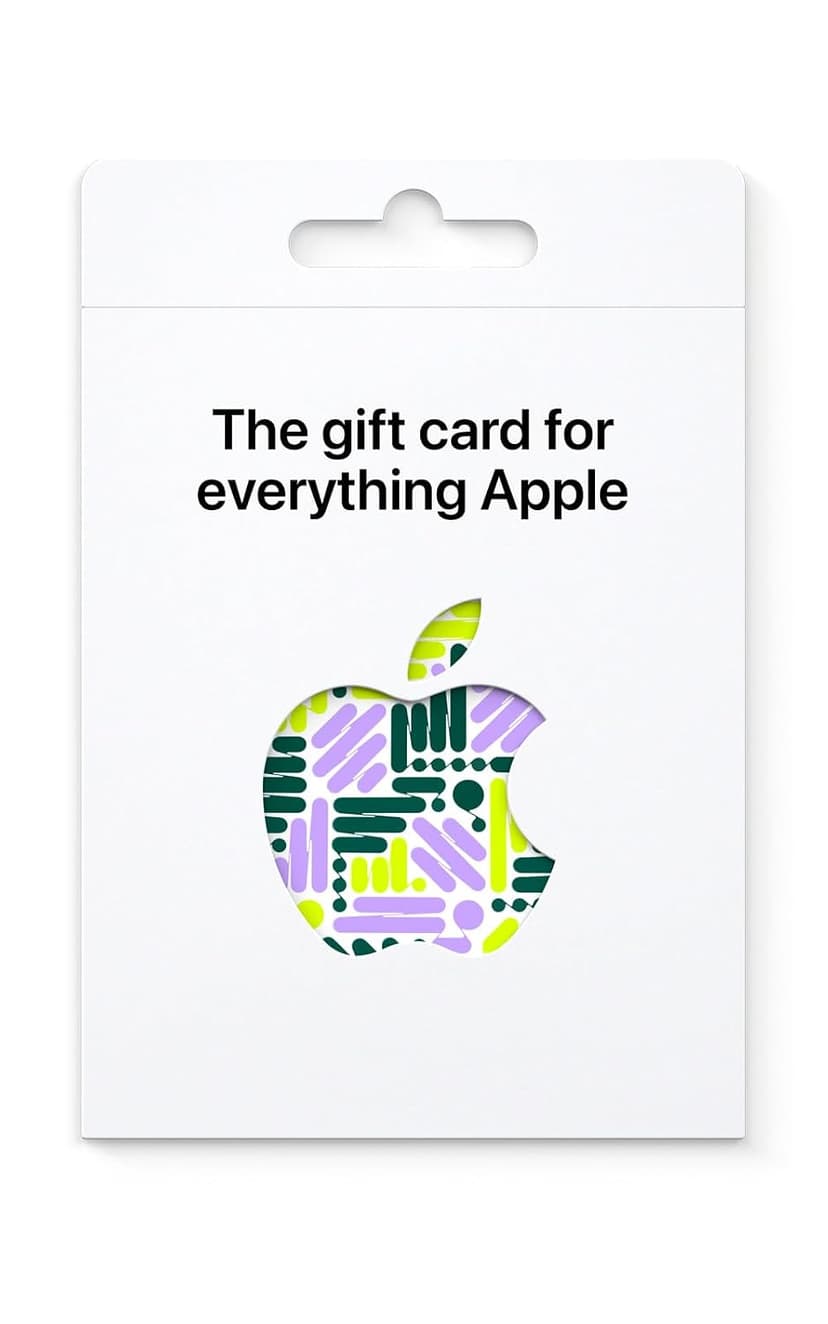 App Store, iTunes, iPhone, iPad, AirPods, MacBook, accessories and more - Design may vary - $100 Apple Physical Gift Card B08DLS6LK7