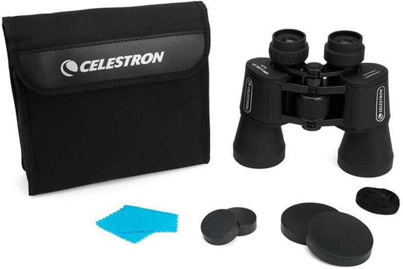 Celestron – UpClose G2 10x50 Binocular – Multi-Coated Optics for Bird Watching, Wildlife, Scenery and Hunting – Porro Prism Binocular for Beginners – Includes Soft Carrying Case