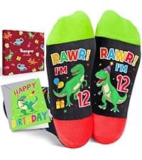 Girls Age 4-12 Birthday Gifts - Socks for Kids 4-12 Years Old, Birthday Gift Ideas for Boys and Girls