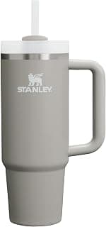 Handle and Straw | 3-Position Lid | Cup Holder Compatible for Travel | Insulated Stainless Steel Cup | BPA-Free STANLEY Quencher H2.0 Flow State Tumbler, 30 oz, Ash B0CJZF9XZZ