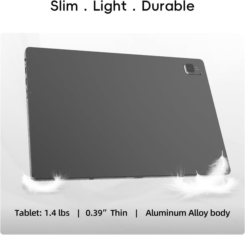 2-in-1 Laptop/Tablet (2025), Windows 11 PC with Magnetic Keyboard, 12” 2K FHD IPS Touchscreen Display, 4-core N95, 12GB DDR5 RAM 512GB SSD, 2 Stereo Speakers Computer for Home Business Students