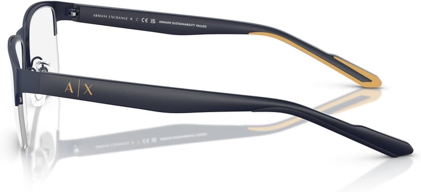 Armani Exchange mens Ax1068 Rectangular Prescription Eyewear Frames