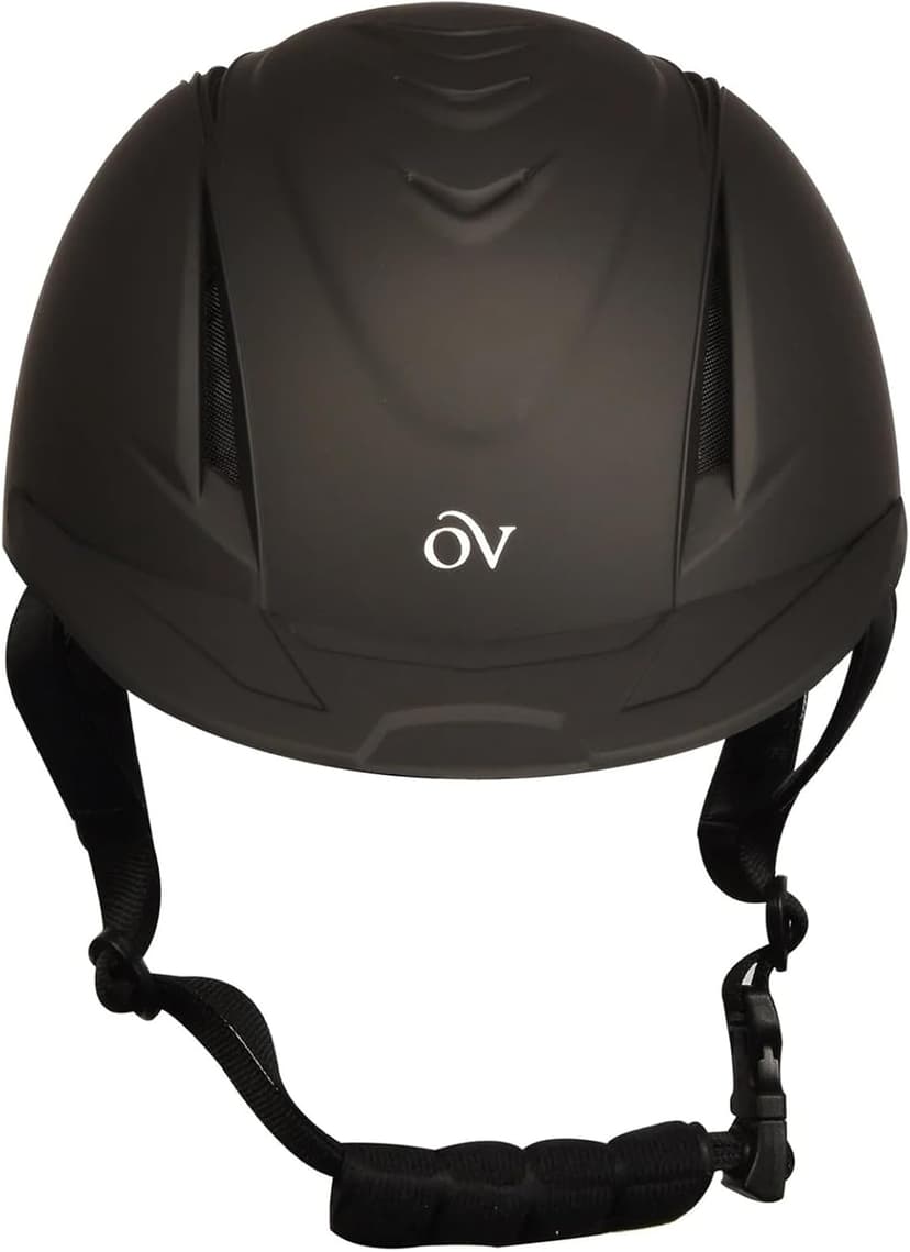 OVATION Adult Deluxe Schooler Riding Helmet - Lightweight Breathable Adjustable Equestrian Safety Helmet w/Removable Liner