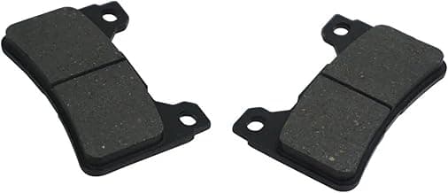 Front And Rear Brake Pads For Motorcycle Models 2006-2016 1000cc Sport Bikes 2009-2016 Adjustable Performance Brake Components(Black)
