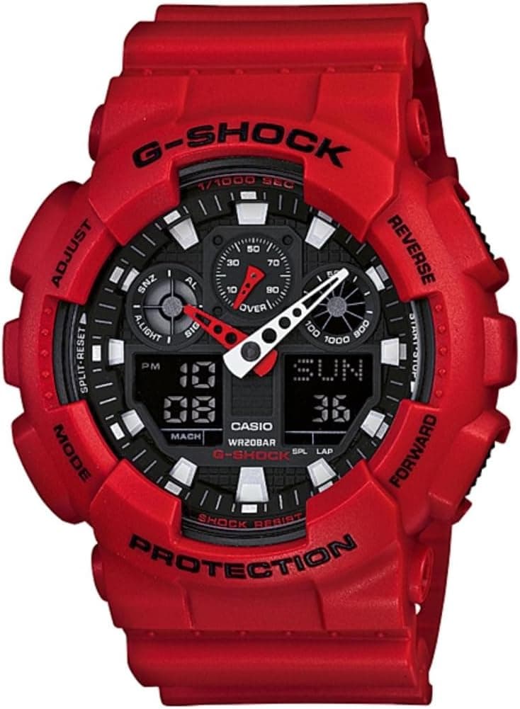 Casio Men's GA-100 XL Series G-Shock Quartz 200M WR Shock Resistant Watch