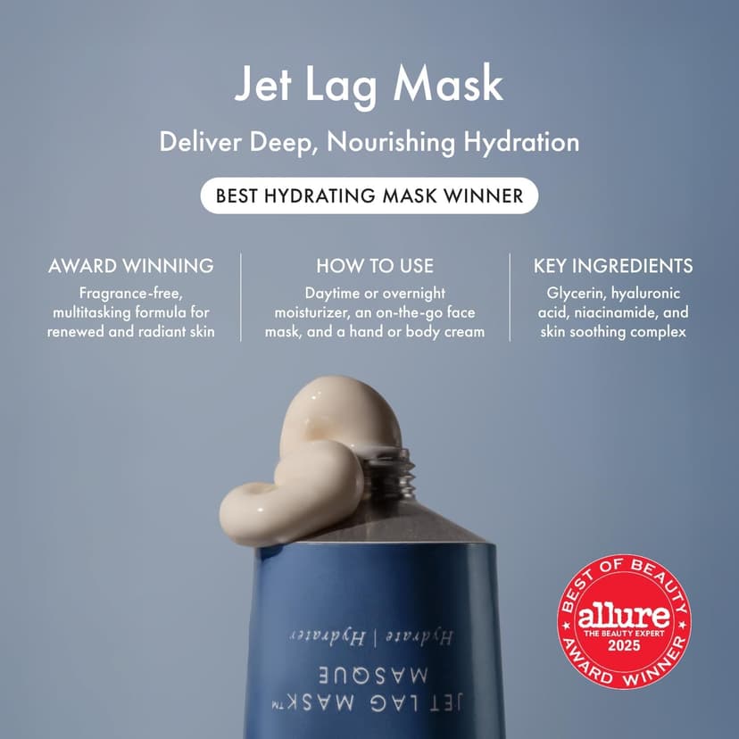 Summer Fridays Hydration Trio - Travel Size Jet Lag Mask + Full Size Lip Butter Balm Duo in Hot Chocolate + Toasted Marshmallow - Skin Care Set for Hydrated Complexion + Glossy, Soft Lips (3 Count) B0FNLBRVFJ