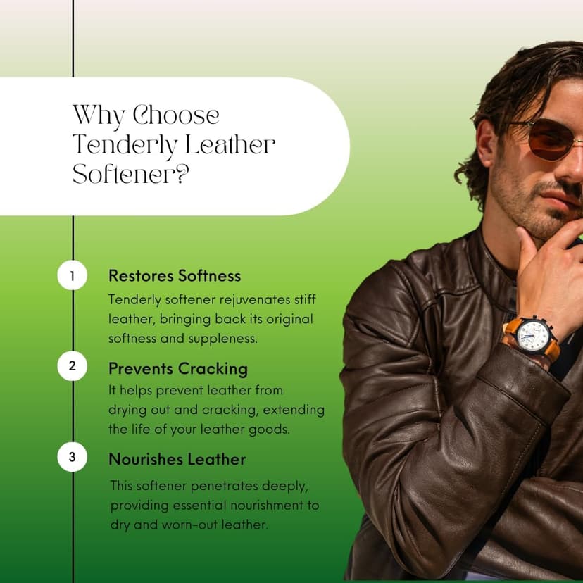 URAD Tenderly leather softener | 5 Ounces| Revitalize Your Boots, Shoes, and Furniture with the Best Moisturizing Formula!