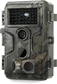 GardePro A3S Trail Camera (Non-Cellular, Non-WiFi), 64MP Photo & 1296P HD Video, 0.1s Trigger, 100ft No-Glow Night Vision, Motion Activated Wildlife Camera