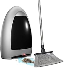 EyeVac Home Touchless Vacuum Automatic Dustpan - Great for Sweeping Pet Hair Food Dirt Kitchen - Ultra Fast & Powerful, No More Bending Down, Bagless, Corded, Automatic Sensors, 1000 Watt (Silver)