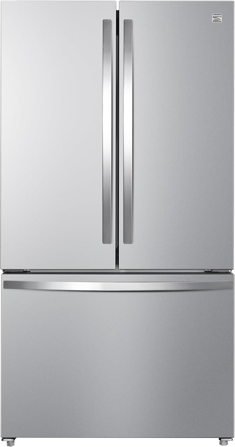 Kenmore 36" French Door Refrigerator with Freezer - Accela Chill, Adjustable Shelving, Humidity Controlled Crispers, ENERGY STAR Certified, 20.3 cu. ft. Capacity, Fingerprint Resistant Stainless Steel