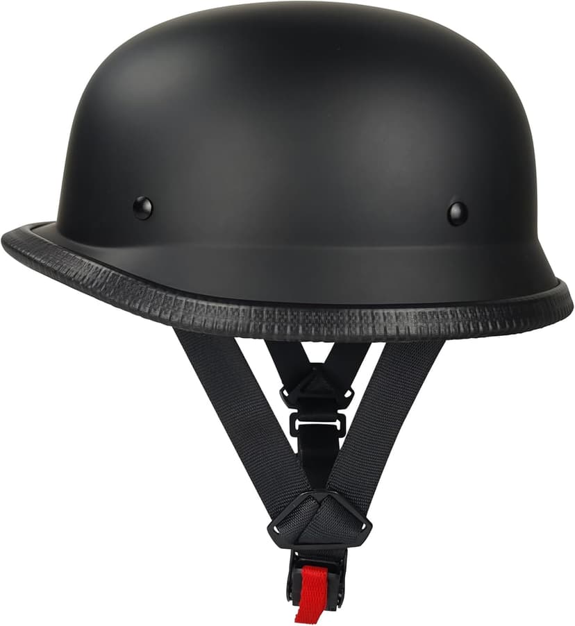 German Half Helmet,Adult Summer Handmade Personality Vintage Casco,Motorcycle Helmet Scooter Cool Helmet for Men and Women