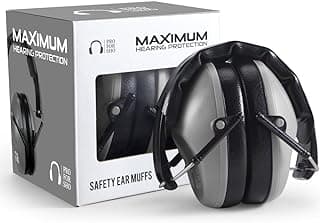 Pro For Sho 34dB Hearing Protection Ear Muffs – Highest NRR Compact Design Ear Protection for Loud Events & Sensory Use