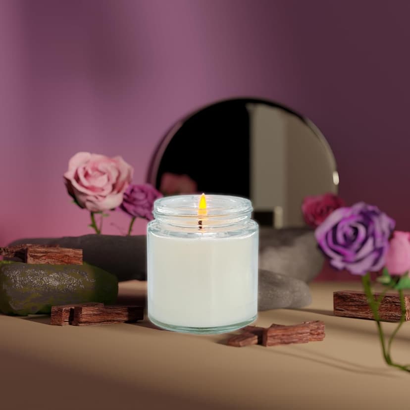24 Pcs 4 Oz Mini Soy Candles,Vanilla Scented,Aromatherapy Candle,Bulk Candle Set，Great Stress Relieving Scented Candles for Girls as a Gift for Birthdays, Weddings and More! B0DW95Q2D1