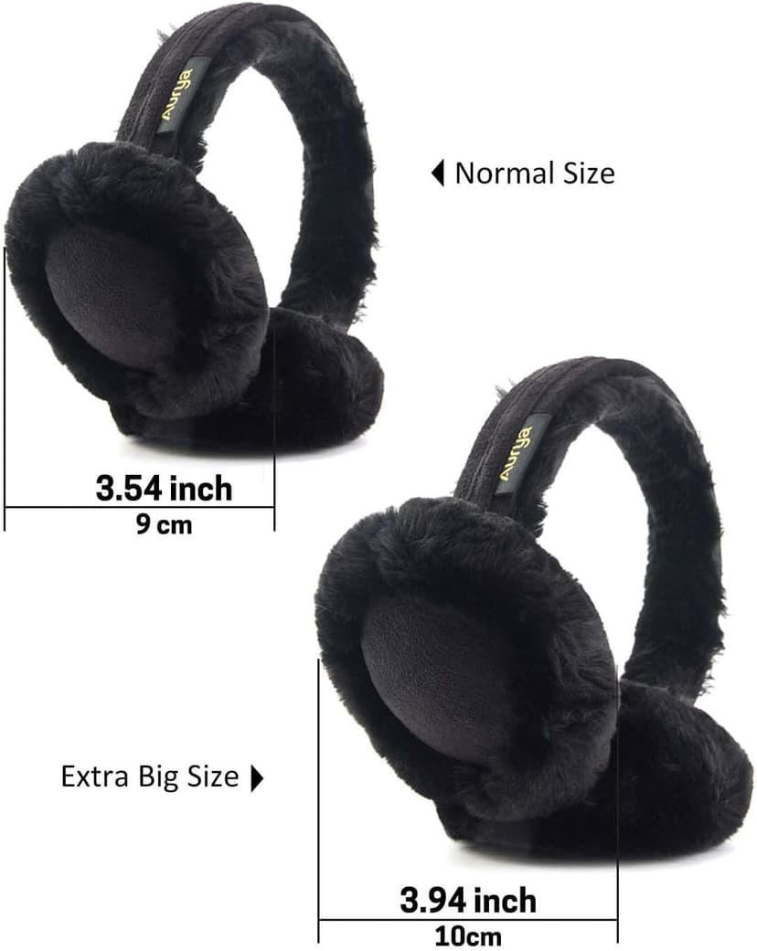 Aurya Ear Muffs - Classic Unisex Ear Warmer Winter Outdoor Earmuffs for Women