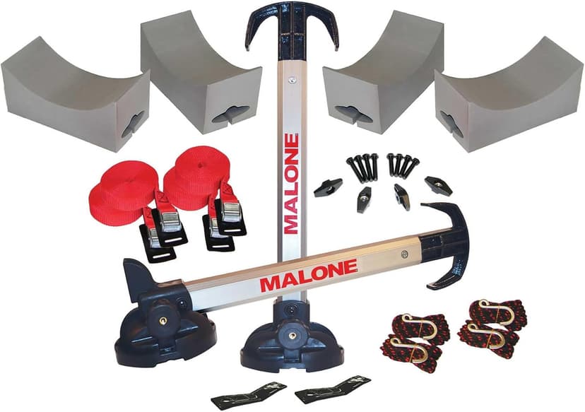 Malone Stax Pro2 Universal Car Rack Folding Kayak Carrier (2 Boat Carrier)