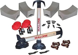 Malone Stax Pro2 Universal Car Rack Folding Kayak Carrier (2 Boat Carrier)