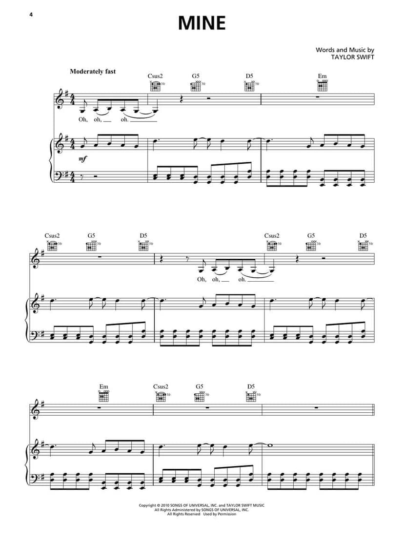 Taylor Swift - Speak Now (Taylors Version) Songbook | Piano/Vocal/Guitar Sheet Music for All Levels | 22 Songs from the Record-Breaking Album | Includes Lyrics and Chords | Perfect for Students/Fans