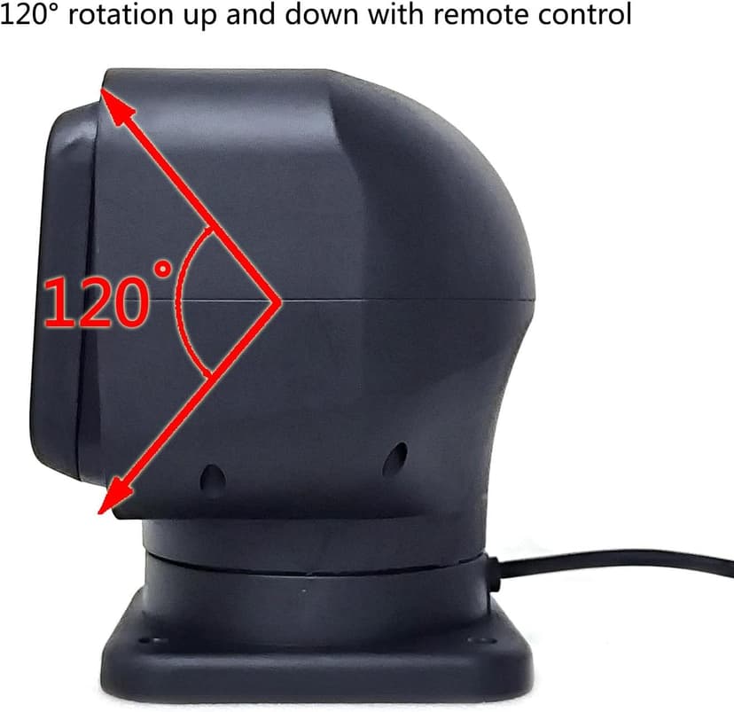 Led Search Light 6 Inch 60W 360 Degrees Rotating Remote Control 9-32V Work Lamp Spot Driving Lamps Fog Lights Offroad Lights Hunting SUV ATV 4X4 Truck Boat Camping Fishing Exploring Lighting