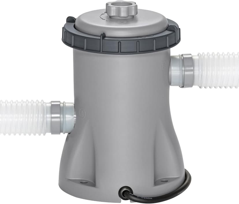 Bestway Steel Pro MAX 10' x 30" Above Ground Pool, Round Metal Frame Outdoor Swimming Pool Set with Filter Pump & Type I Cartridge, Gray