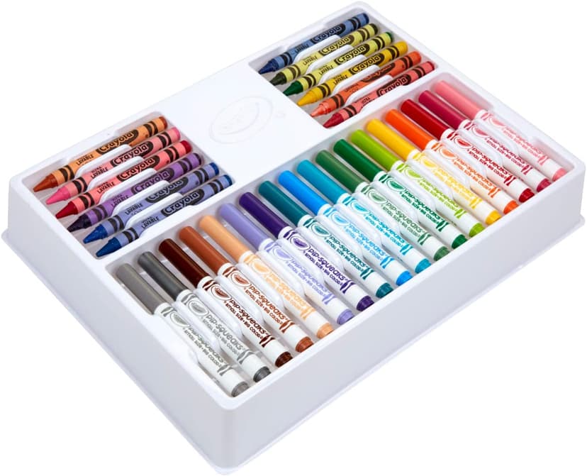 Crayola Dinosaur 5-in-1 Art Kit for Kids, Dinosaur Toys, Kids Art Set, Dinosaur Gift for Boys & Girls, Ages 4+