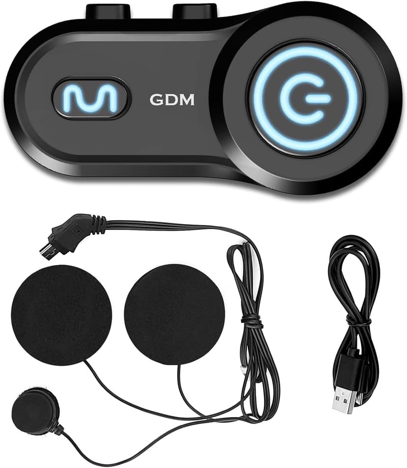 Bluetooth Motorcycle Helmet, Matte Black