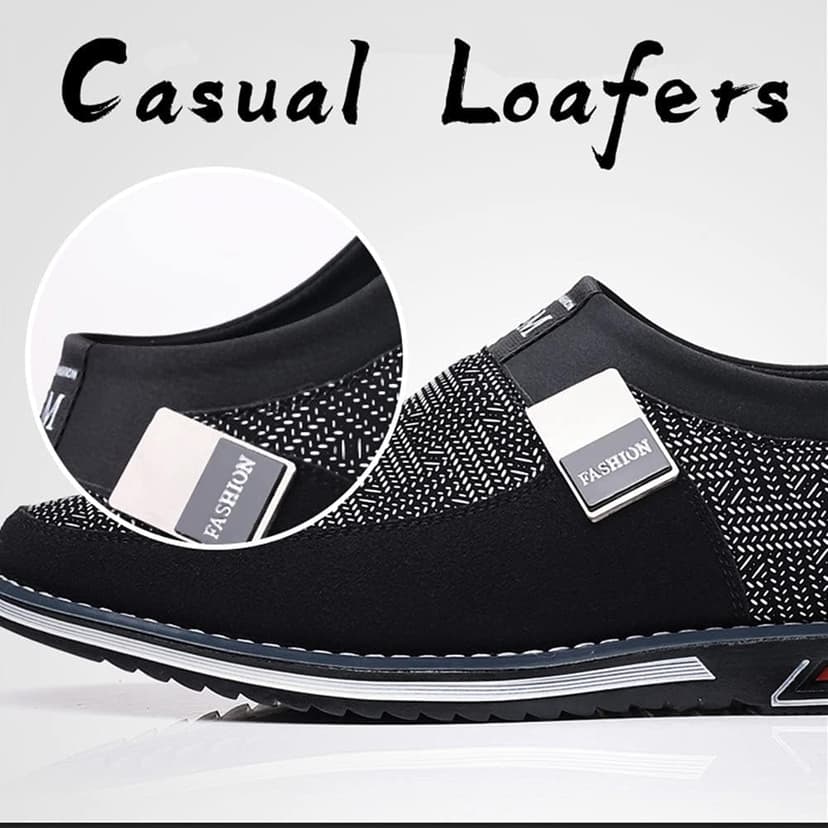 Veslexth Veslesth Men Casual Shoes Sneakers Loafers Comfort Walking Shoes Fashion Driving Shoes Luxury Leather Shoes for Male Business Work Office Dress Outdoor