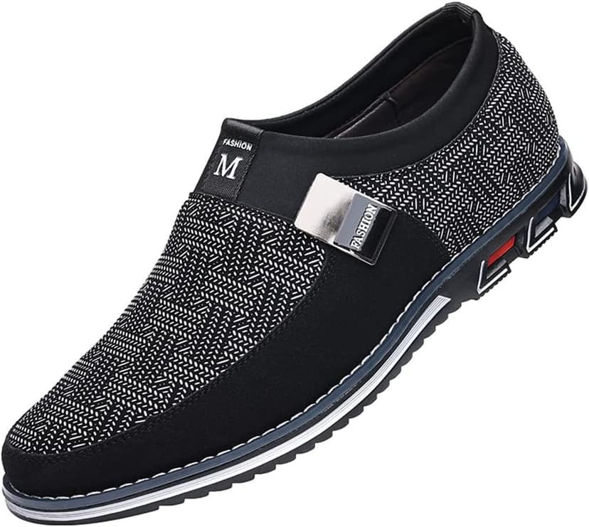 Veslexth Veslesth Men Casual Shoes Sneakers Loafers Comfort Walking Shoes Fashion Driving Shoes Luxury Leather Shoes for Male Business Work Office Dress Outdoor