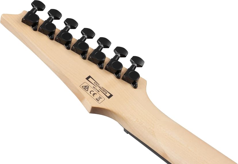 Ibanez GRG7221 RG Gio 7-String Electric Guitar - White Bundle with Amp, Gig Bag, Tuner, Instrument Cable, Picks, Austin Bazaar Instructional DVD, and Polishing Cloth