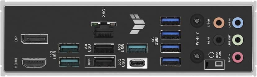 ASUS TUF Gaming B850-PLUS WiFi AMD AM5 B850 ATX Motherboard, 14+2+1 80A Stages, AI Ready, DDR5, PCIe 5.0, 3X M.2, Wi-Fi 7, 2.5Gb LAN, DisplayPort, HDMI™, USB 10Gbps & 20Gbps Type-C®, BIOS Flashback™