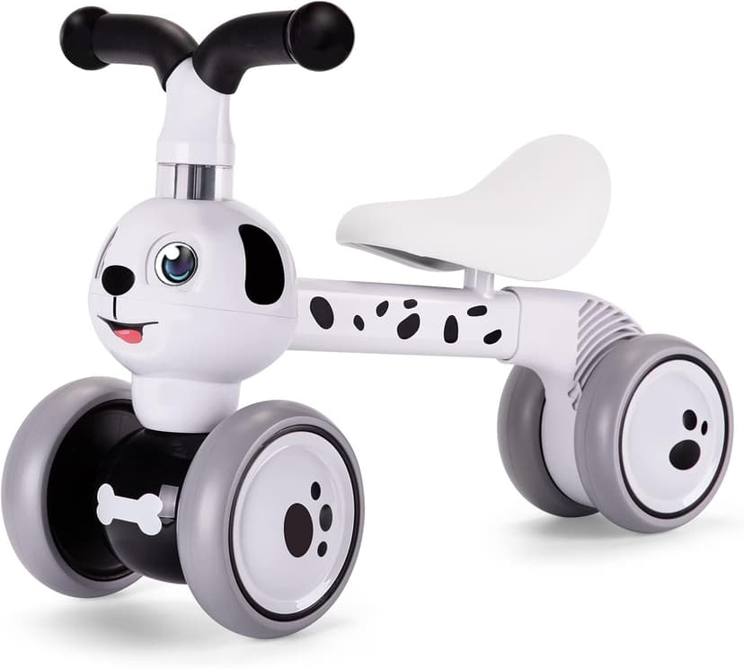YGJT Baby Balance Bike Toys for 1 Year Old, Birthday Gifts for Boys and Girls, Silent Wheels & Non-Pedal Baby Walker Riding Toys for 10-36 Months Toddlers, Kids First Bike Gifts Spotty Dog B07RFLR3VY