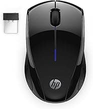 HP X3000 G3 Wireless Mouse - Black, 15-Month Battery, Side Grips for Control, Travel-Friendly, Blue LED, Powerful 1600 DPI Optical Sensor, Compatible with Wins PC/Laptop, Mac, Chromebook (683N7AA)