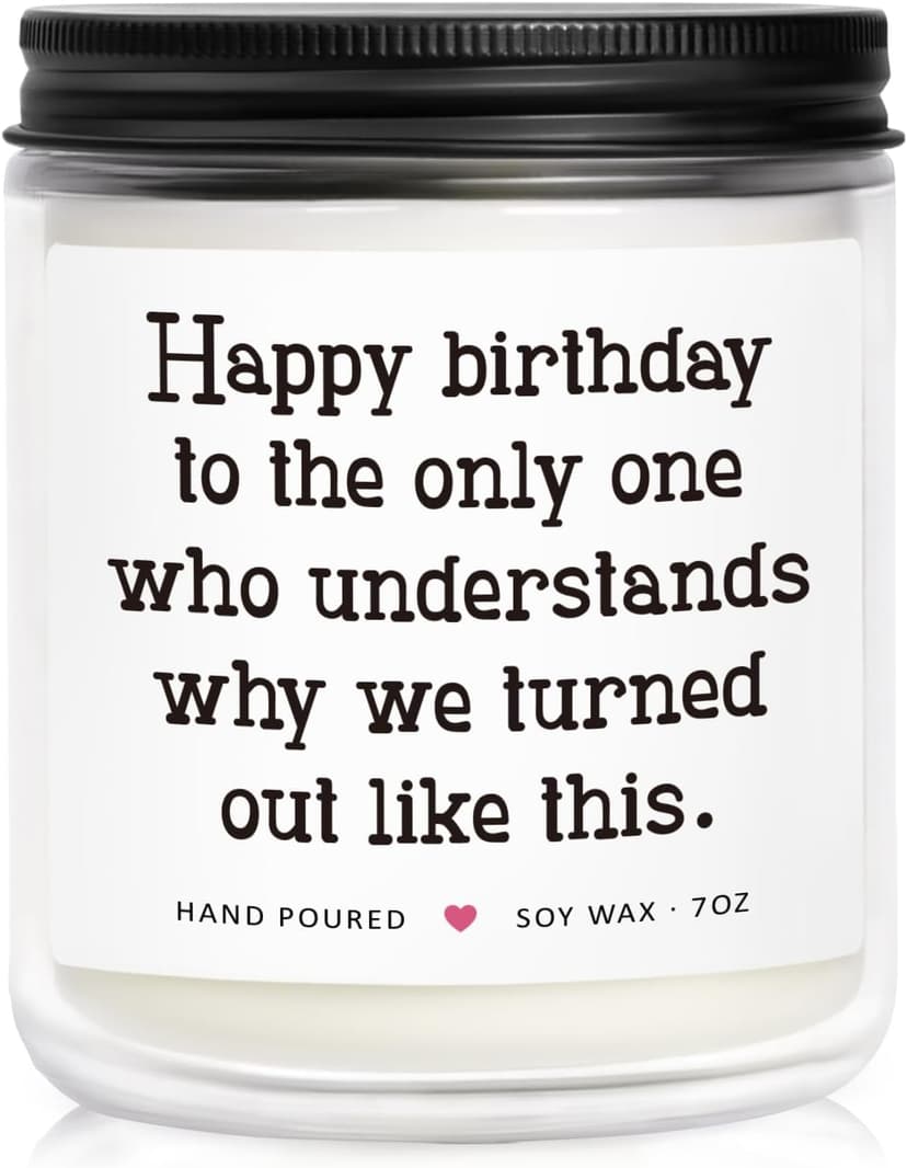 Sister Birthday Gifts from Sisters, Sisters Gift from Sister Brother, Birthday Gifts for Sister Adult, Big Sister Gift, Best Friend Bday Presents for Women, Sister Bday Candle 7oz B0F66H9ZG8