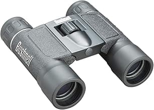 Bushnell 132516 Powerview 10x25 Compact Folding Roof Prism Binocular (Black)
