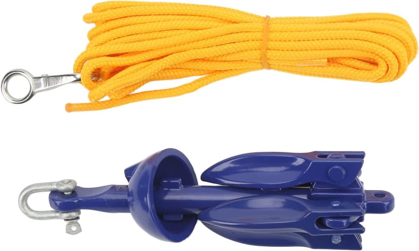Marine Aluminium Foldable Kayak with Yellow Rope for Fishermen