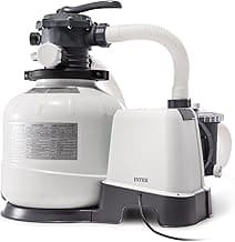 INTEX 2,800 GPH Krystal Clear Sand Filter Pump for Above Ground Pools, Swimming Pool Pump with Automatic Timer - Improved Circulation, Filtration, & Clarity