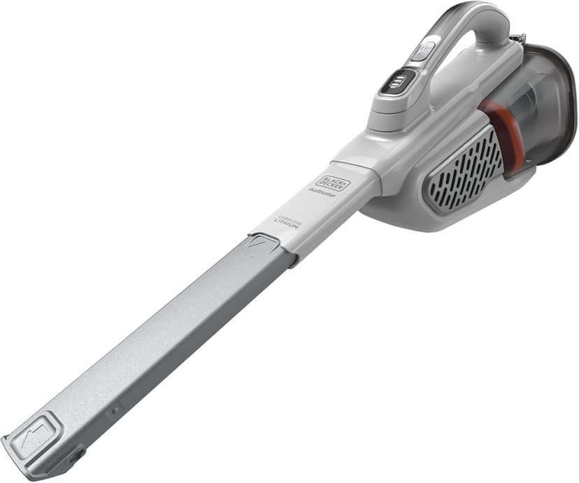 BLACK+DECKER Dust Buster Hand Held Vacuum Cordless Rechargeable, Portable Vacuum for Car, Extended Runtime, Powerful Suction, Extra Long Crevice Tool, AdvancedClean+ (HHVK320J10)